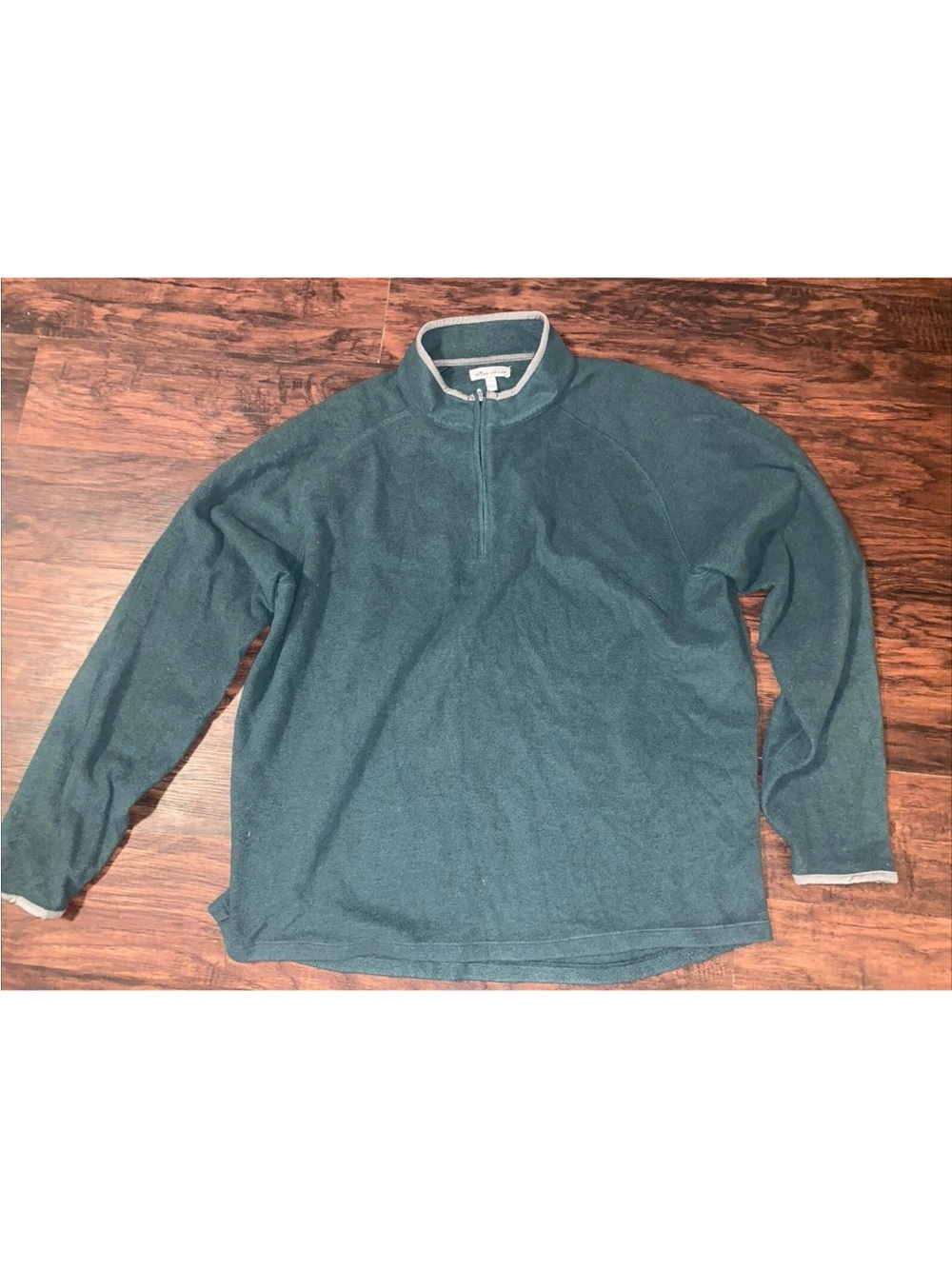 Peter Millar Men's Quarter-Zip Sweater in Dark greenish blue